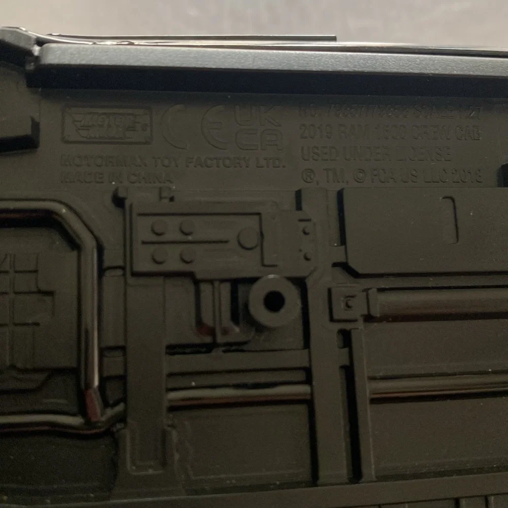 2019 Dodge Ram 1500 1:27 scale Black Toy Truck by Motor Max